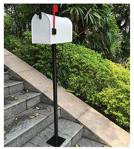 Post Box, Wall Mounted Letterbox, Letter Boxletterbox Post Mount Letterbox American Mailboxes With Stand Outdoor Garden Park Villa Metal Postbox Newspaper Letter Box Drop Box mailbox ( Color : White W