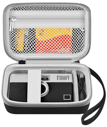 Leayjeen Étui de Protection pour Appareil Photo numérique, Compatible avec Kodak EKTAR H35, étui de Protection pour Appareil Photo Compact (étui de Protection Uniquement) Noir