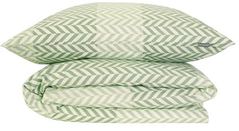 Schiesser Bettwäscheset Maribel - Renforcé - 2-teilig - 155 x 220 cm - Grün