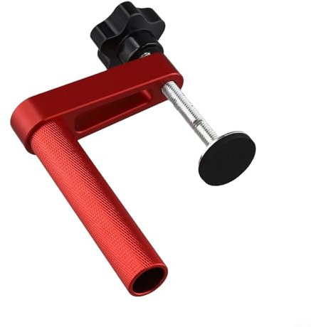 Fermaporta per la lavorazione del legno, morsetto in alluminio, rapido da 19/20 mm, per falegnameria per la lavorazione del legno da banco (20 mm)