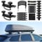 Idota 4 Stück Dachbox Befestigung - U Bügel Universal Halterung für Auto und Van - Montage Fitting Kit