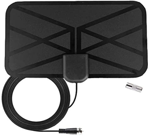 Antenne numérique HDTV FreeView TV Aerial 800 Miles Récepteur avec amplificateur Booster, HDTV Amplifié antenne Arial