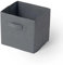 FetiNes Faltbar Aufbewahrungsboxen Stoff, Schrank Schubladen Organizer Ordnungssystem für Garderobe Kleidung Unterwäsche usw, Grau