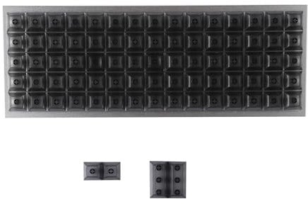 YMDK DSA Profile Ortholinear Layout XD75 ID75 Planck Preonic Niu40 Split 36 Corne Split 46 Transparent Keycap Set Blank Clear ABS Black White Keycaps for MX Mechanical Keyboard