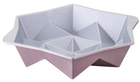 Dr. Oetker Creative Rundform Origami – Ø 28 x 7cm, 2000ml, Hochwertige Backform in Rose-Gold, PFAS-freie Antihaftbeschichtung, perfekt für einzigartige Gugelhupfe, Hitzebeständig bis +230°C