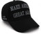 Trump Hat 45-47 MAGA Hat Make America Great Again Keep Donald Trump Slogan mit USA-Flaggen-Stickerei, verstellbare Baseballkappe, Maga Hat 45-47, Schwarz, 7-7.625