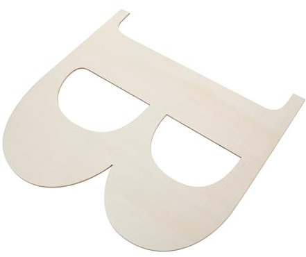 Ciieeo Holzbuchstaben Für Wanddekor Diy Hochzeitsornamente Leere Holzalphabet-buchstaben Bastelmaterial Für Wandkunst Langlebiges Holz Für Dekorationen