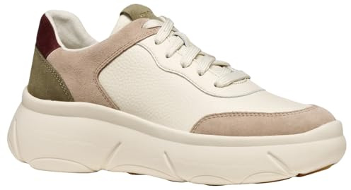 Geox Damen D Nebula 2.0 X Sneaker, White, 39 EU