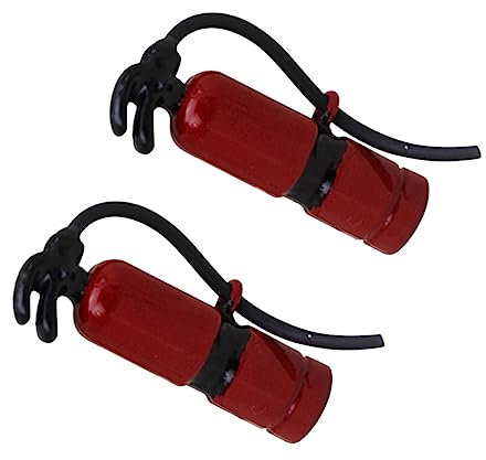 Vaguelly 2piezas Mini Extintor Decorativo Escala Casa De Muñecas De Accesorios De Paisajismo para Proyectos De Manualidades y Decoración Miniatura