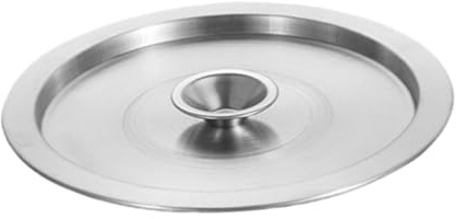 Gralara Tapa de Sartén de Acero Inoxidable Plateado, Redonda, Snap, Tapa de Cocina, 40cm