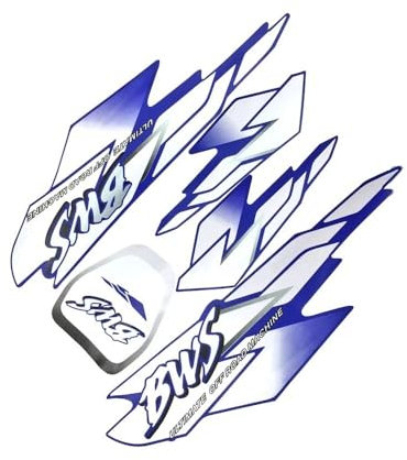 Motorrad Kraftstofftank Aufkleber Motorrad Zubehör Roller Ganze Körper Verkleidung Dekorative Logo Emblem Reflektierende Abzeichen Aufkleber Aufkleber Für Ya&maha BWS 100