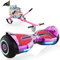 EVERCROSS 6,5 Zoll Hoverboards mit Sitz, App-fähige Bluetooth Hoverboards, Hoverboards mit 3 Pedallichter, Self Balance Scooter Geburtstag Kinder Erwachsene Warenlager in DE