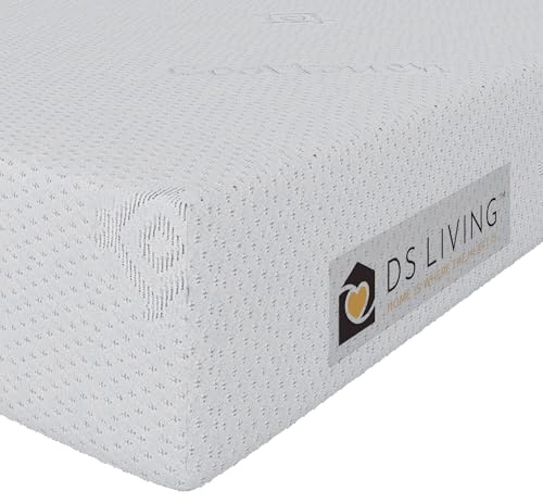 DS Living PureDream Memory Foam Mattress – Orthopedic 5 Inch Deep | Intelli-Memory Foam for Kids & Light Sleepers | Washable Breathable Cover | CertiPUR Certified | Made in UK (4FT Small Double)