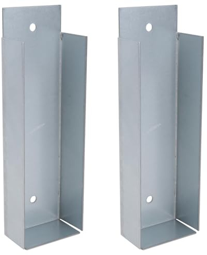 Gravel Board Clip 50mm x 150mm Fence Panel Holder Mounting Bracket 2PK