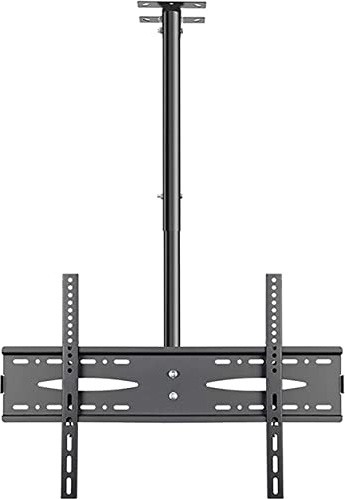 WQPMNYG TV Stand TV Unit, Ceiling TV Mount Bracket, Tilt, Swivel Black TV Mount, Height Adjustable, Fits 45-60 Inch Flat Panel Televisions, Up To VESA 680x450mm TV Mount TV Stand