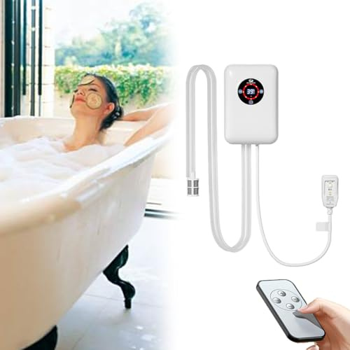 VCYEX Vasca da Bagno Riscaldatore Ad Immersione- Riscaldatore Piscina，Alimentazione Separata di Acqua Ed Elettricità, Protezione da Surriscaldamento E Protezione Contro Il Funzionamento A Secco