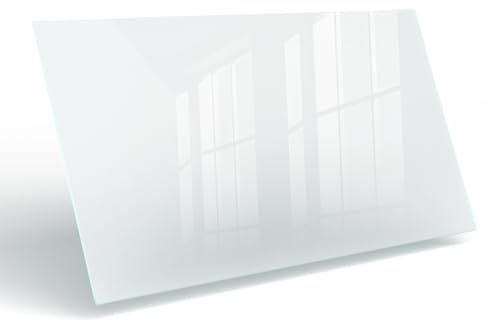 Tablero de la Mesa de Cristal Templado Rectangular 100x50 cm | Protección contra Daños | Antideslizantes | con Bordes Pulidos | Repuesto para Comedor y Cocina - Vidrio Esmerilado