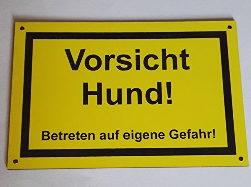 Gravola Warnschild Vorsicht Hund