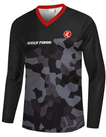 UGLY FROG SJFZ01A17 Racing Men's Long Sleeve Off-Road Mexico Jersey Mountain Bike MTB Jersey Downhill&Motocross Shirts