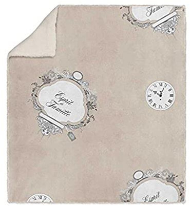 Soleil d'ocre Geist von Familie Plaid, Polyester, Ecru, 110x170 cm