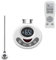 Sol*Aire Heating Products R3 Thermostatic Electric Element With Timer And Remote For Heated Towel Rail/Warmer Conversion. LOT 20 Compliant, Digital Display, Splash Proof, White, 300W