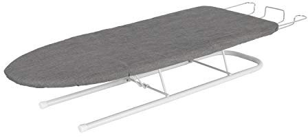 Honey-Can-Do Tabletop Ironing Board, Gray, Alloy Steel, White