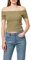 Urban Classics Women's Ladies Off Shoulder Rib Tee T-Shirt, Khaki, XXL