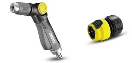 Karcher Irrigazione Idropistola Premium Metal & Irrigazione Raccordo universale Plus con aquastop 1/2” 5/8” 3/4”
