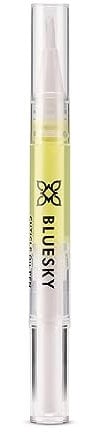 Bluesky Hydrating Cuticle Oil Pen, Moisture and Soften Dry Cuticles, Hand & Nail treatment with Sweet Almond Oil, Coconut and Golden Jojoba