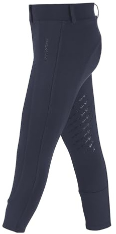 LeMieux Junior Pro Young Rider Breeches for Girls & Young Riders - Equestrian Pants for Horseback Riding - Jodhpur Riding Pants (Navy/07-08 Years)