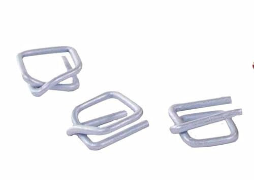 Kortpack | Schnallen/Klemmen 19 mm breid von Metall für Polyester Umreifungsband und Textilumreifungsband | CB6 | 19 mm | 250 Stück