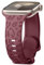 CeiBand Léopard Bracelet Gravé pour 38mm 40mm 41mm 42mm 44mm 45mm 46mm Ultra 49mm, Sport Bande Souple Fleur Silicone pour Apple Watch Series 8/7/6/5/4/3/2/1/SE 2(iwatch 38mm/40mm/41mm, Rouge)