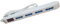 Multipresa Elettrica Salvaspazio 22mm con 4 Posti 10A/16A Laterali, Ciabatta Slim a Spina Angolare 10A con Interruttore, Cavo 1.5 metri 2500W 250V