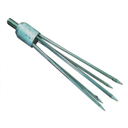 Fonowx Fisch Gig Kopf Fisch Speer Outdoor 5 Prong Tauchen Speer Gig Angeln Kopf Zubehör