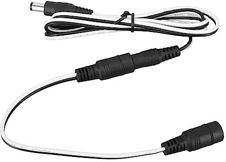 Solar Panel Power Extension Cord, Thickened DC Cable with Increased Length, Simple Plug Connection,DC Extension Cable for Solar Photovoltaic Panel LED Lights Cameras (1m / 3.28ft)