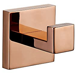 Roségoldene Bad-Hardware-Sets, Wandhaken aus Edelstahl, Toilettenpapierhalter, Handtuchhalter, Badezimmer-Accessoires aus Edelstahl, Kleiderhaken