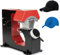 Prensa térmica para sombreros, máquina automática 3 en 1 para planchar gorras,panel de control digital con perilla de liberación y presión automáticas y 3 almohadillas térmicas reemplazables