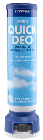2GO Quick Deo Schuhspray – 100 ml geruchsneutralisierendes Schuhdeo – für alle Materialien & Schuharten – langanhaltende Frische – einfache Anwendung – mit natürlichen Extrakten