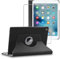 ebestStar - Coque pour iPad 2018 9.7 2017, Air 1 2013 Apple, Etui Rotatif 360, Housse Protection PU Cuir, Noir + Verre Trempé