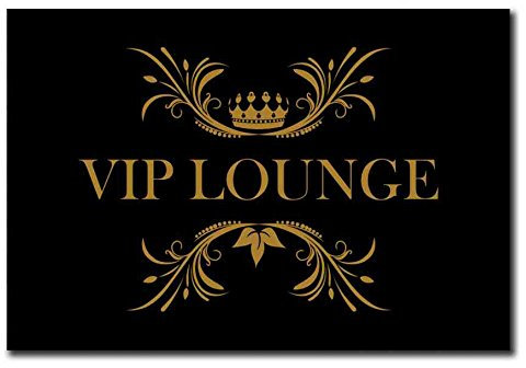 Homeyourself Hochwertiges Metallschild 30 x 20 cm aus Alu Verbund VIP Lounge Deko Schild Wandschild