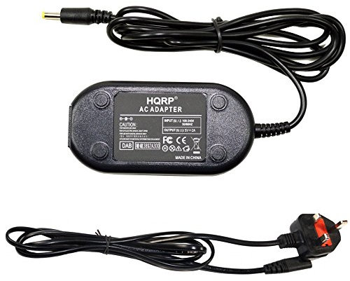HQRP AC Adapter compatible with Panasonic HC-V770 HC-V777 HC-V770M HC-V760 HC-WX970 HC-WX979 HC-WX970M HC-VX870 HC-VX878 HC-VX870M Camcorder Power Supply Cord AC Adaptor Charger
