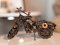 Homezone - Esculturas de Metal en Tono Bronce para Coches y Bicicletas, diseño Inspirado en los Adornos de Coches, Scrambler Bike Sculpture
