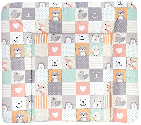 Julius Zöllner Wickelauflage Softy 85x75 cm - Wickelunterlage - wasserdicht und abwischbar - Made in Germany – Oeko-Tex Standard 100 – Memory