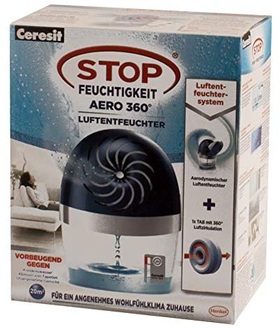 Ceresit 1677883 Raumentfeuchter, Luftentfeuchter AERO 360 weiß