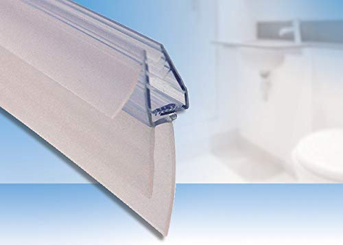 Uniblade Universal Bath/Shower Screen Seal Straight or Curved 4-10mm Glass 900mm