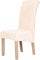 Homaxy Samt Stuhl deckt Satz von 2, Stretch Esszimmer Stuhl deckt, Spandex Plüsch Stuhl Decken Große Esszimmer Stuhl Protector (Beige)