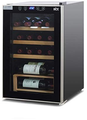 WSMLA Botella de vino Cooler - Zona Franca Permanente individual Nevera y Chiller for vino tinto y blanco Vinos Tinto termostato del refrigerador de vino Inicio Pequeño refrigerador de vino refrigerad
