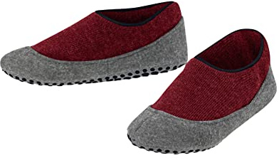 FALKE Unisex Kinder Stoppersocken Cosy Slipper K Hp Wolle rutschhemmende Noppen 1 Paar, Rosa Red Pepper 8074, 25-26