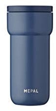 Mepal - Isolierbecher Ellipse - 4 Stunden heiß & 8 Stunden kalt - Thermobecher für Unterwegs - Geeignet als Tee & Kaffeetasse zum Mitnehmen - Passt in alle Becherhalter - 375 ml - Nordic Denim