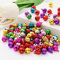HERZWILD Glöckchen bunt 120 Stück Schellen Glocken aus Kupfer für Schmuck Basteln Geschenkverpackung Weihnacht Fest Dekoration (bunt)